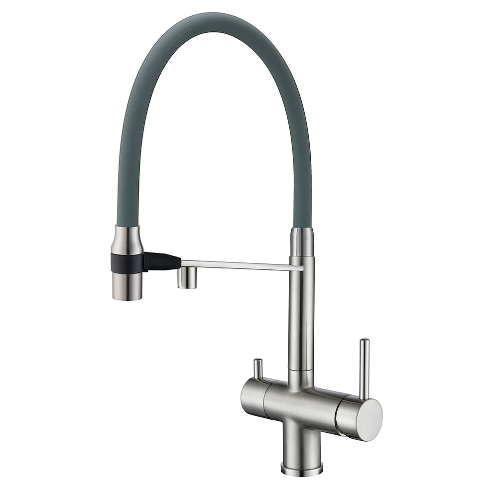 Смеситель для кухни под фильтр 2074 satin (сатин ) Kern (6шт)