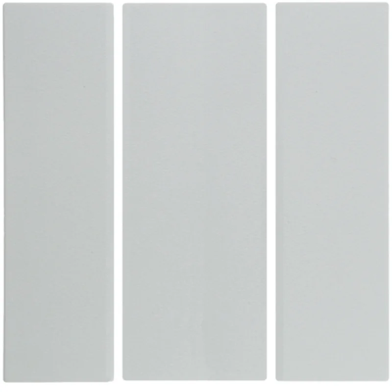 Клавиши для трехклавишного выключателя цвет: полярная белизна, с блеском Berker S.1/B.3/B.7 Glas