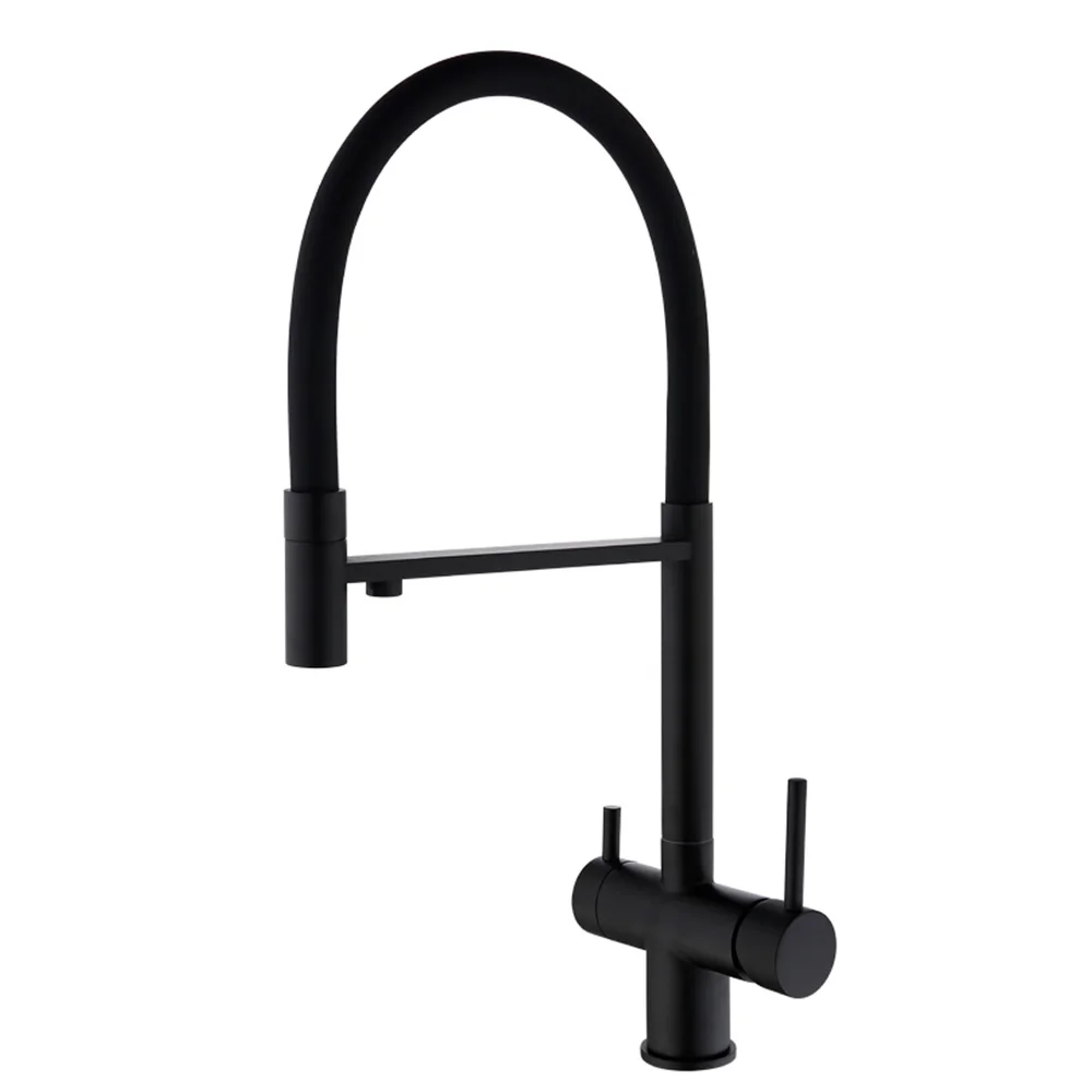 Смеситель для кухни  под фильтр  2061 black Kern