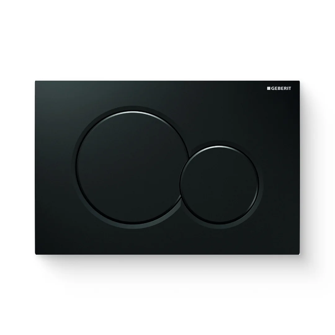 GEBERIT Кнопка смыва SIGMA 01 двойной смыв: Черный RAL 9005