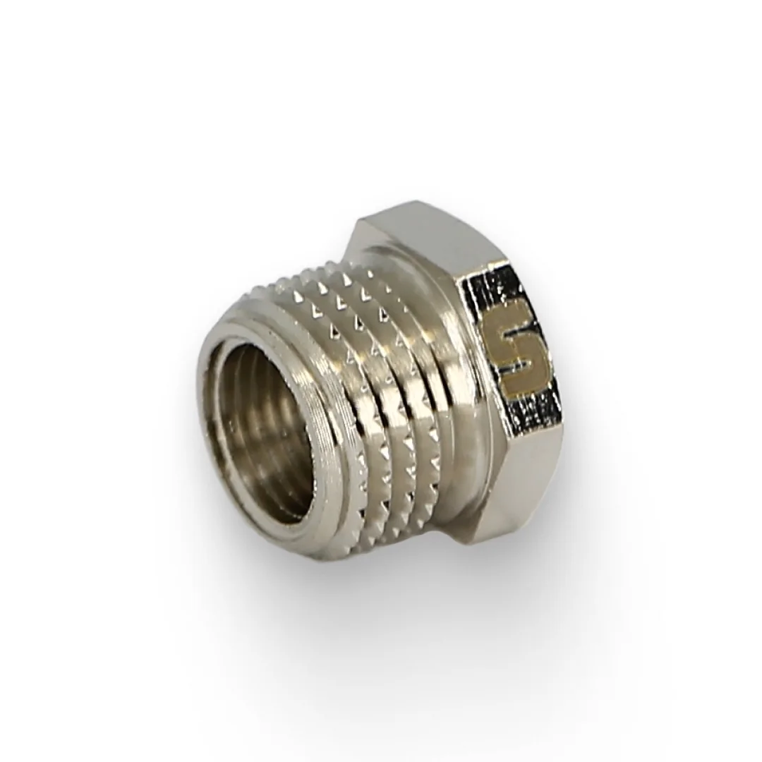 Футорка НВ 1/4" x 1/8", никелированная Uni-Fitt