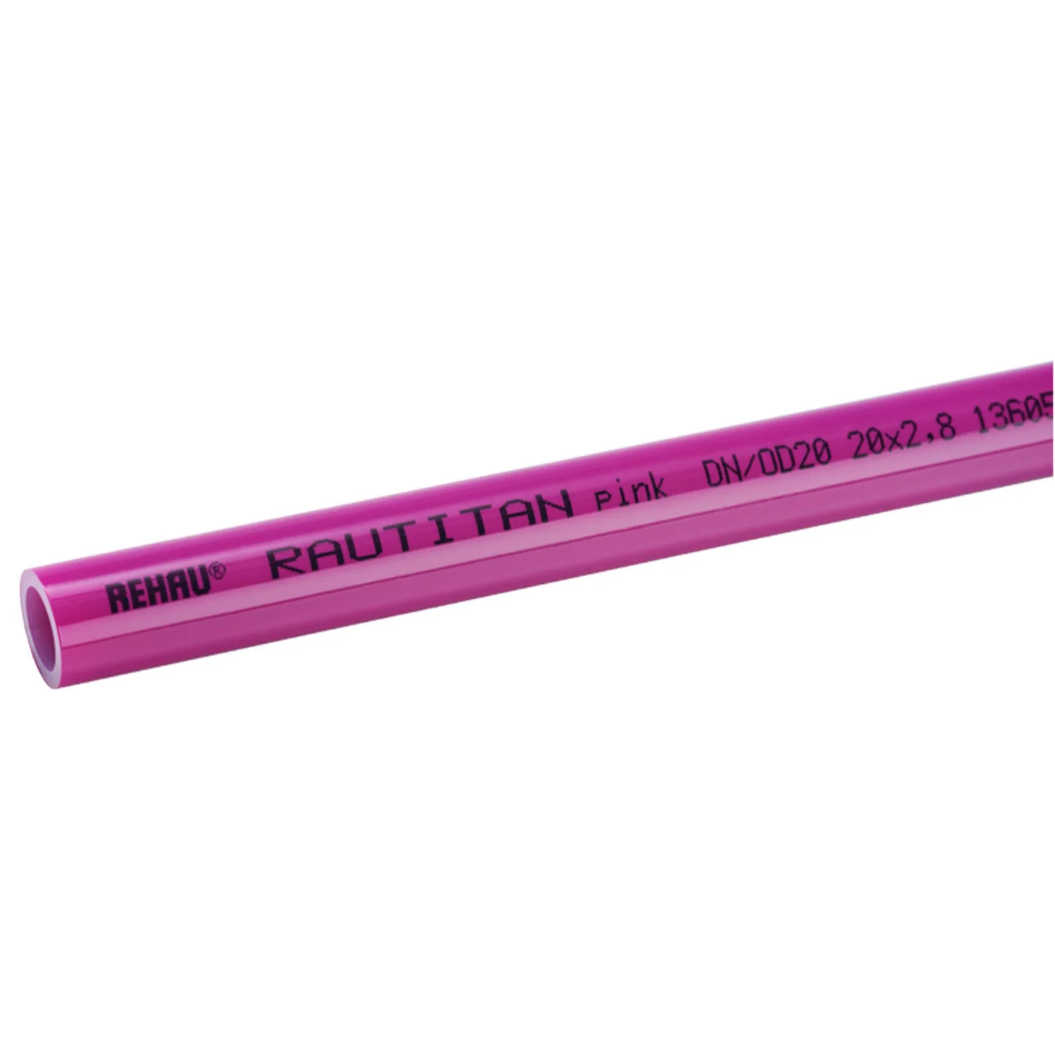 Труба РЕХАУ PINK 25х3,5 мм, бухта 50 м
