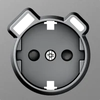Donel A07 сталь накладка для розетки Schuko с зарядным устройством USB A+C,  со шторками 16A 250 В~,