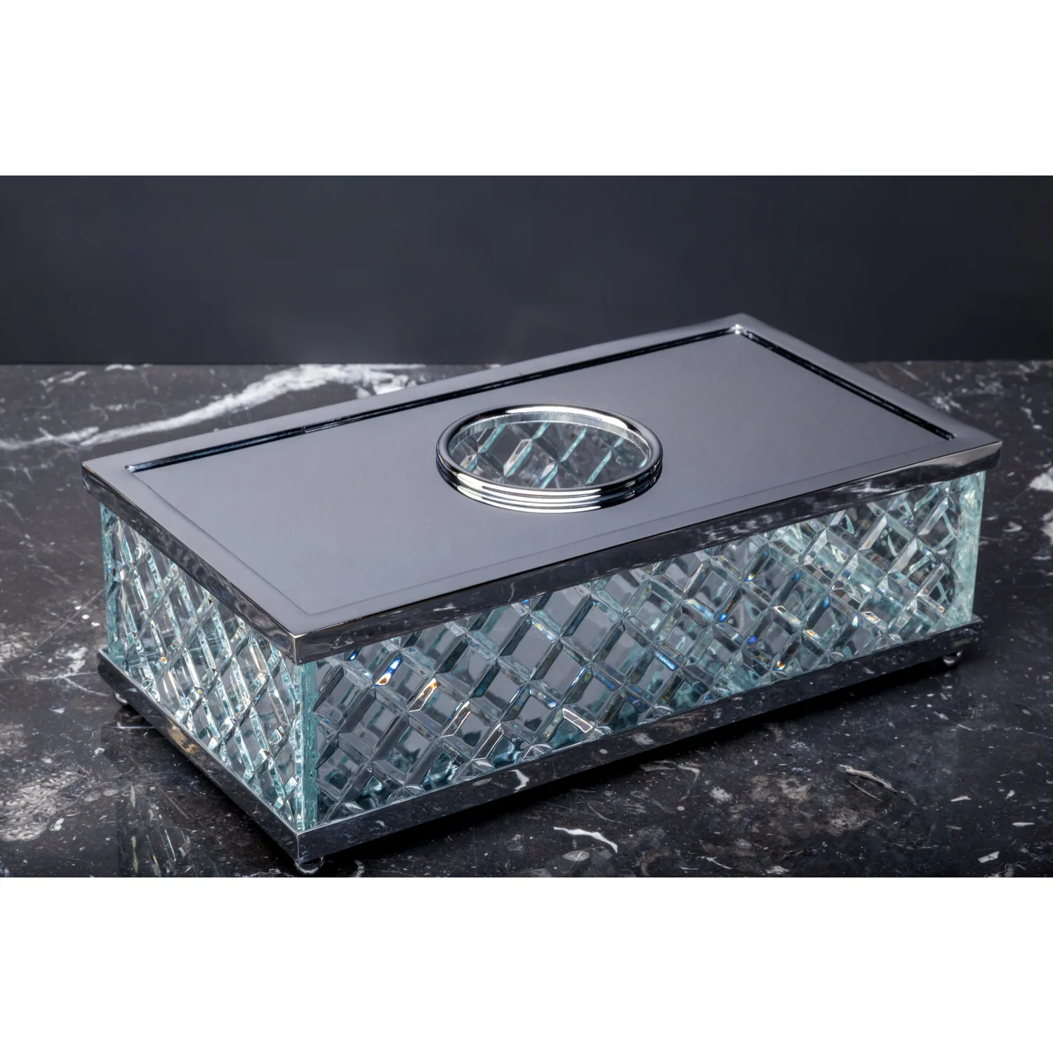 Boheme Салфетница ХРОМ Crystal Luxury Options