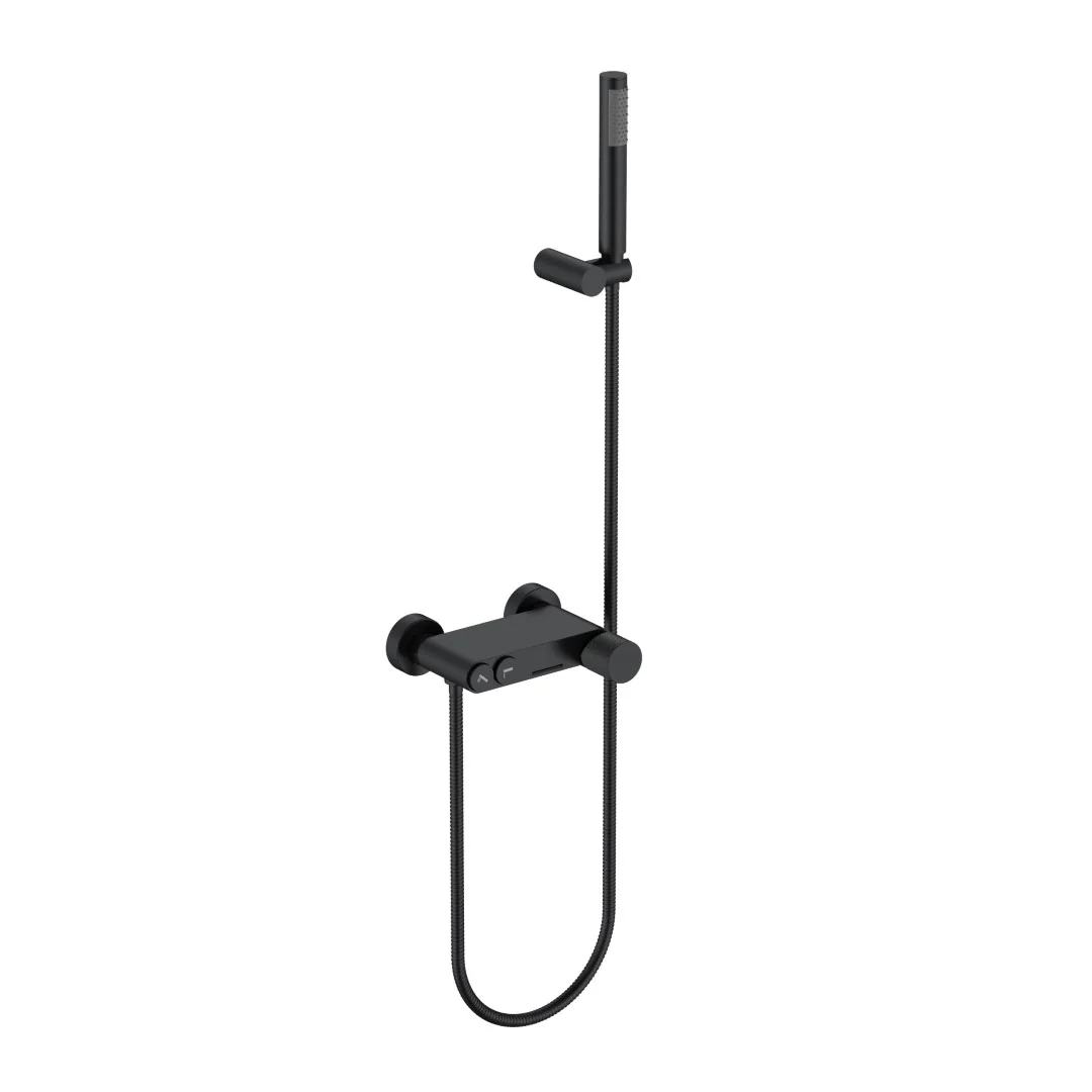 Boheme Смеситель STICK для ванны BLACK SPIRALE