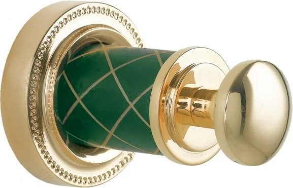 Boheme Крючок MURANO GOLD (бирюзовое)_Комплект