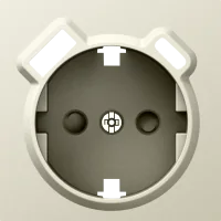 Donel A07 шампань накладка для розетки Schuko с зарядным устройством USB A+C,  со шторками 16A 250 В