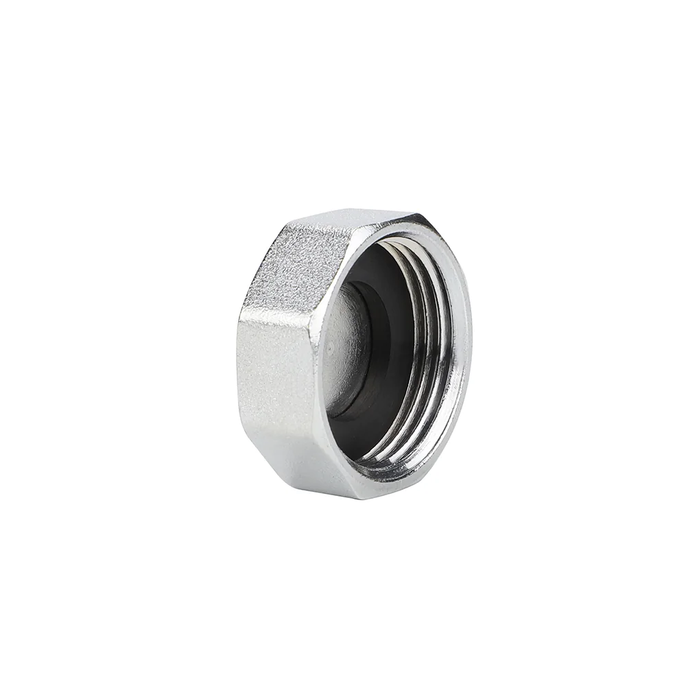 Заглушка Varmega VM09831, ВР, 3/4", хромированная