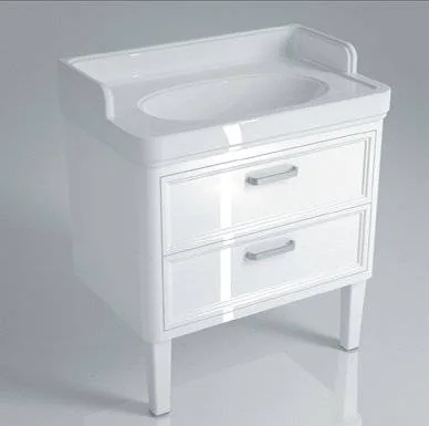Kerama Marazzi PO.80.2/WHT  Тумба POMPEI под умывальник напольная 80 см, 2 ящика белый