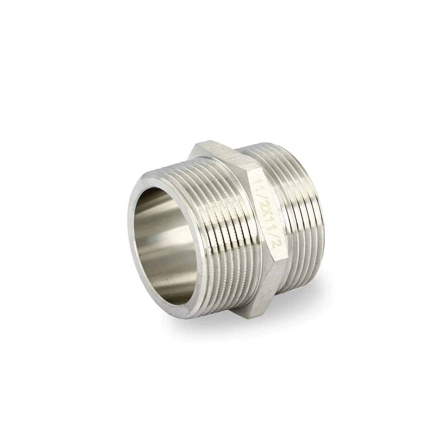 Ниппель Н 1 1/2", нержавеющая сталь Uni-Fitt