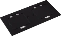 Donel Лючок Surface 4 мод. (2 мод. 45х45 мм.), антрацит, IP44