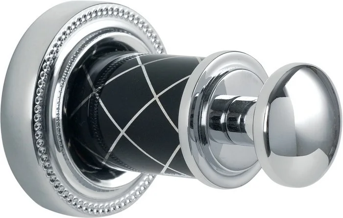 Boheme Крючок MURANO CHROME (черное)_Комплект