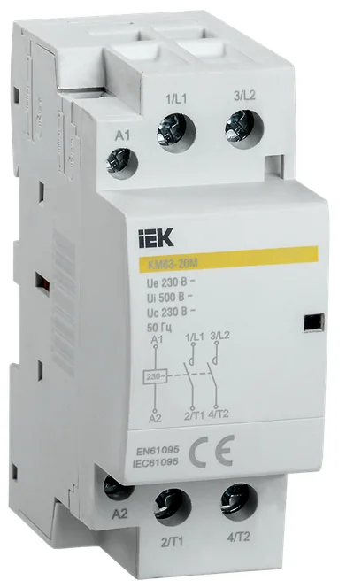 IEK KARAT Контактор модульный КМ63-20М AC
MKK11-63-20