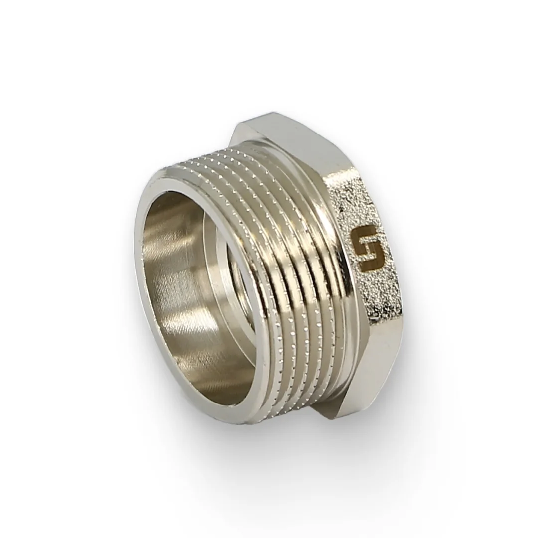 Футорка НВ 1 1/4" х 3/4", никелированная Uni-Fitt