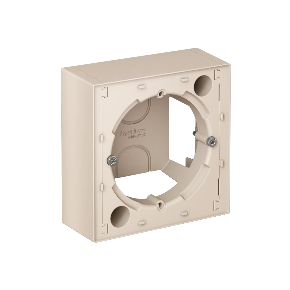 ATLASDESIGN КОРОБКА для наружного монтажа, БЕЖЕВЫЙ