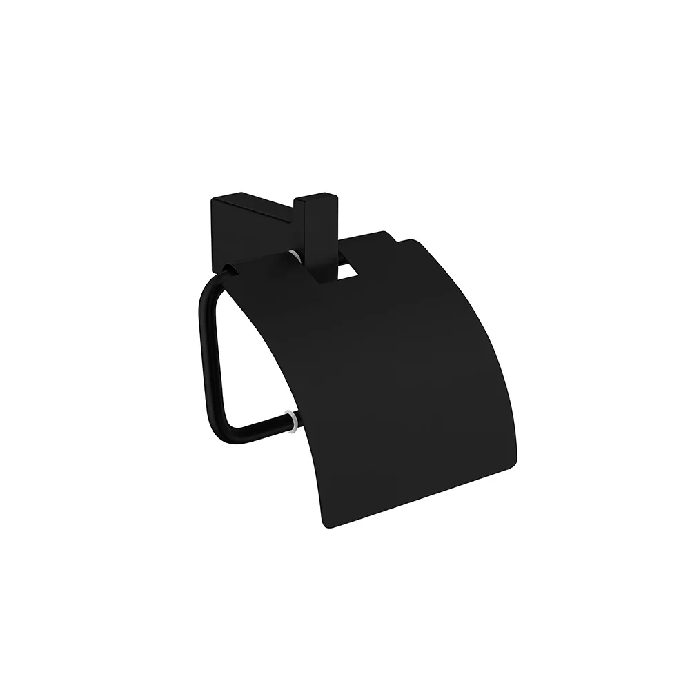 Бумагодержатель с крышкой 9510 black Kern