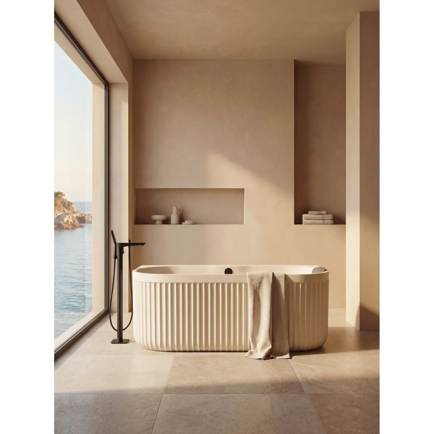 Ванна из искусственного камня AltroBagno Fabiana 090208 Cream