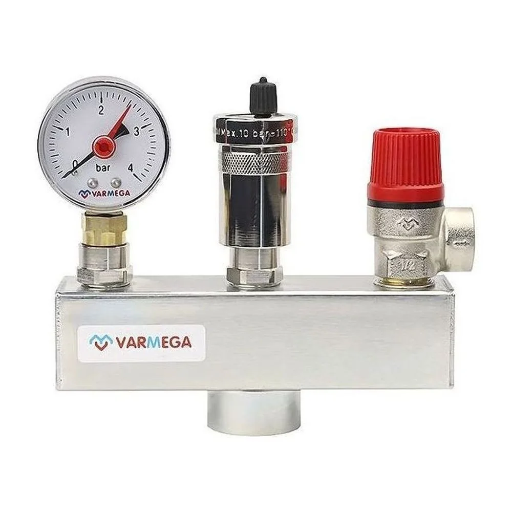 Группа безопасности котла Varmega VM16301, 1", сталь, до 50 кВт
