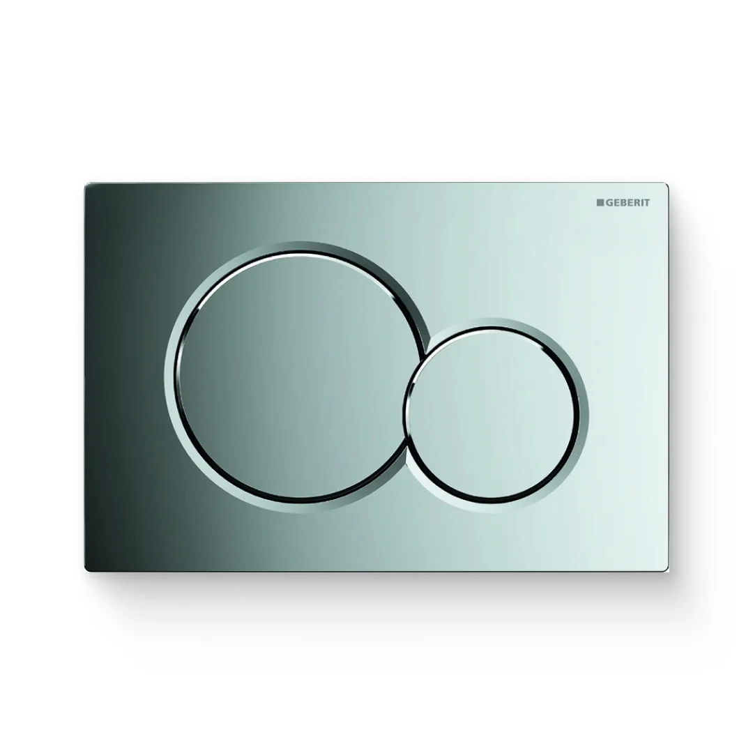 GEBERIT Кнопка смыва SIGMA 01 двойной смыв: Глянцевый хром