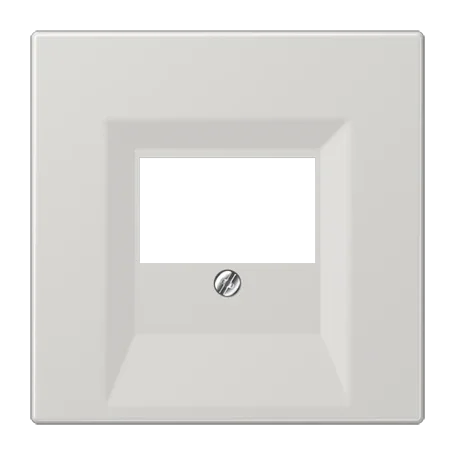 Крышка для ТАЕ и USB розеток, фиксация винтом; термопласт; светло-серый; LS990
