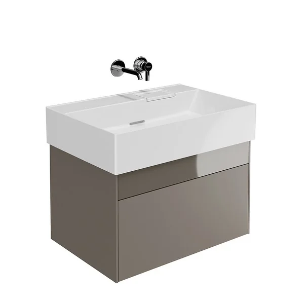 Kerama Marazzi LO.70.2/SAN Тумба LOGICA подвесная 2 ящика 70 см, песчаный