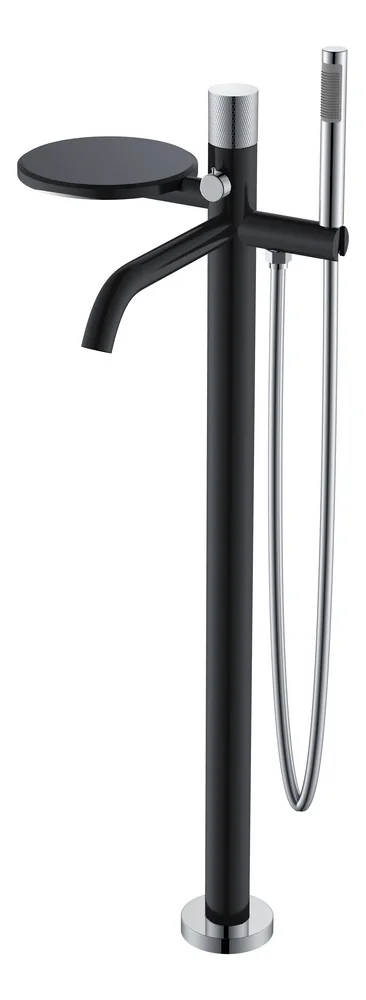 Boheme Смеситель STICK напольный BLACK DIAMOND CHROME