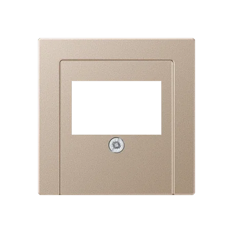 Крышка для ТАЕ и USB розеток, фиксация винтом; дюропласт; шампань; A500