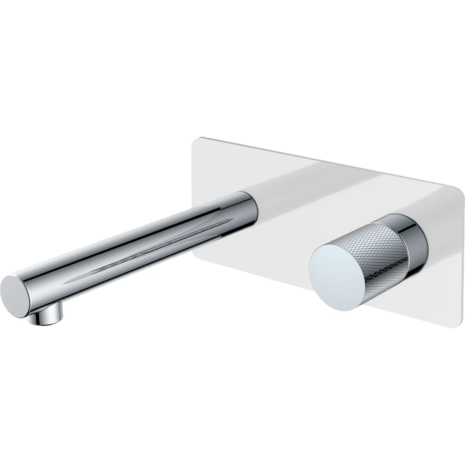 Boheme Смеситель STICK из стены WHITE TOUCH CHROME