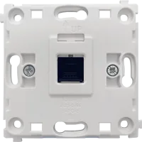 Donel R98  механизм розетки  RJ45 Black одиночная с центральным расположением, cat.6/ClassE-8, серия