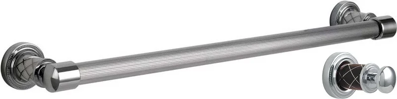 Boheme Держатель для полотенца MURANO CHROME (шоколад)_Комплект