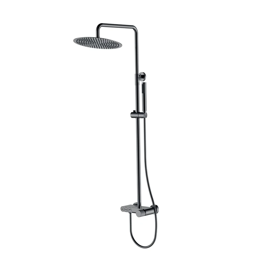 Boheme Стойка для душа STICK SHINE GUN METAL LINEA