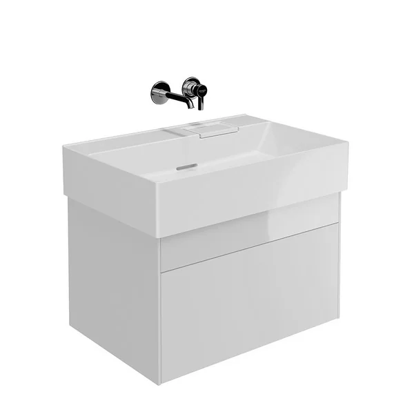 Kerama Marazzi LO.70.2/WHT Тумба LOGICA подвесная 2 ящика 70 см, белоснежный