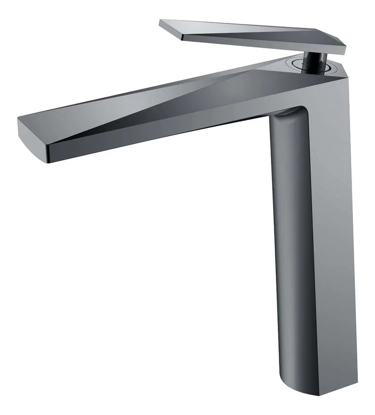 Boheme Смеситель для умывальника высокий VENTURO Shine Gun Metall