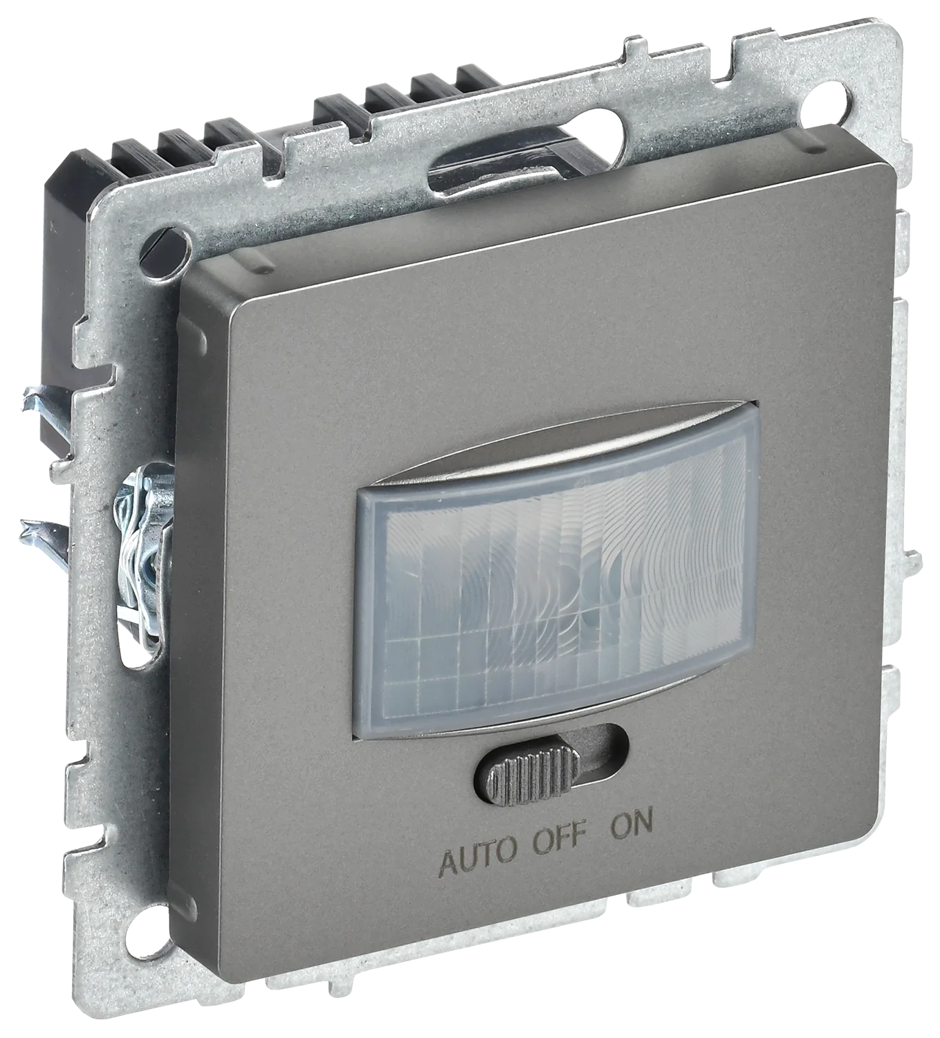 IEK BRITE BASE Сталь Датчик движения ДС10-1-БрС