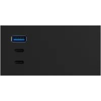 Donel USB зарядное устройство, 100W, Type A + C + C, 4 мод., черн. матовая (90х45мм)