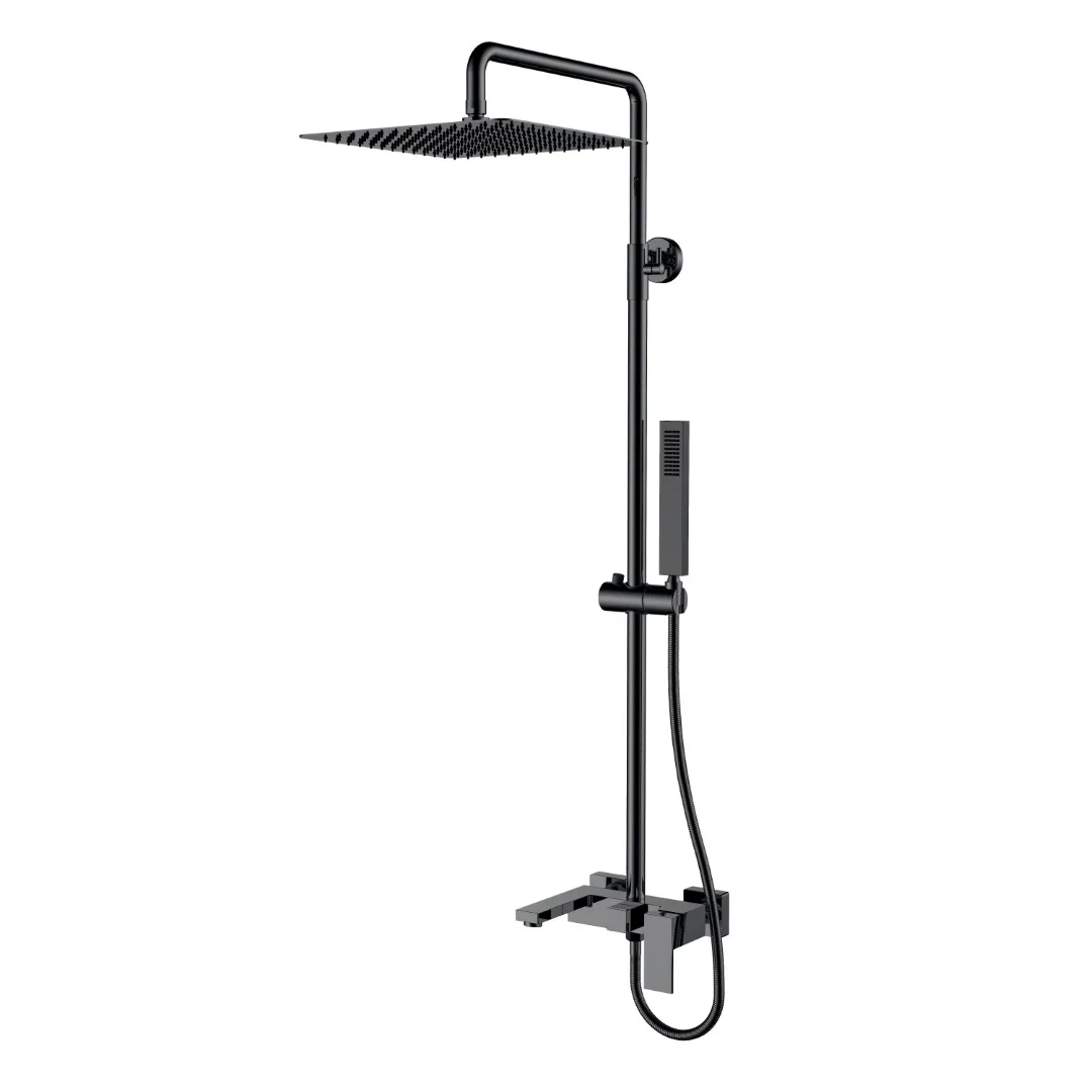 Boheme Стойка для душа QUBIC Shine Gun Metal