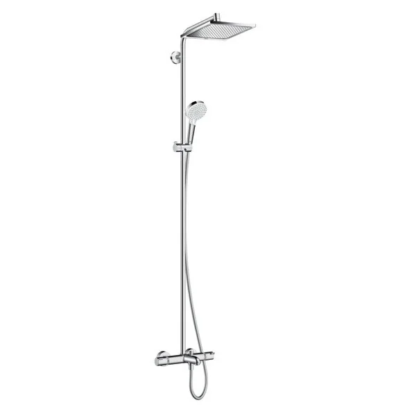 Термостат для ванны Crometta Showerpipe E 240 Hansgrohe стойка с верхним душем 27298000, хром