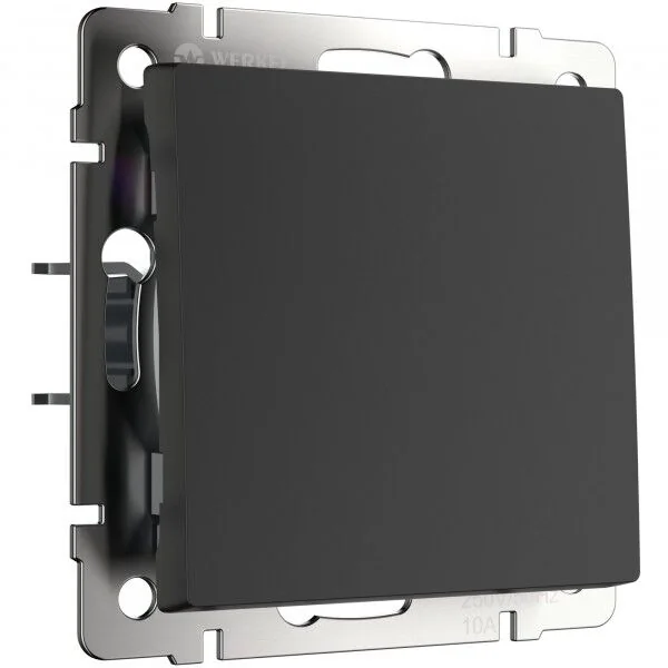 WL08-04-01/ Кнопка звонка (черный матовый)