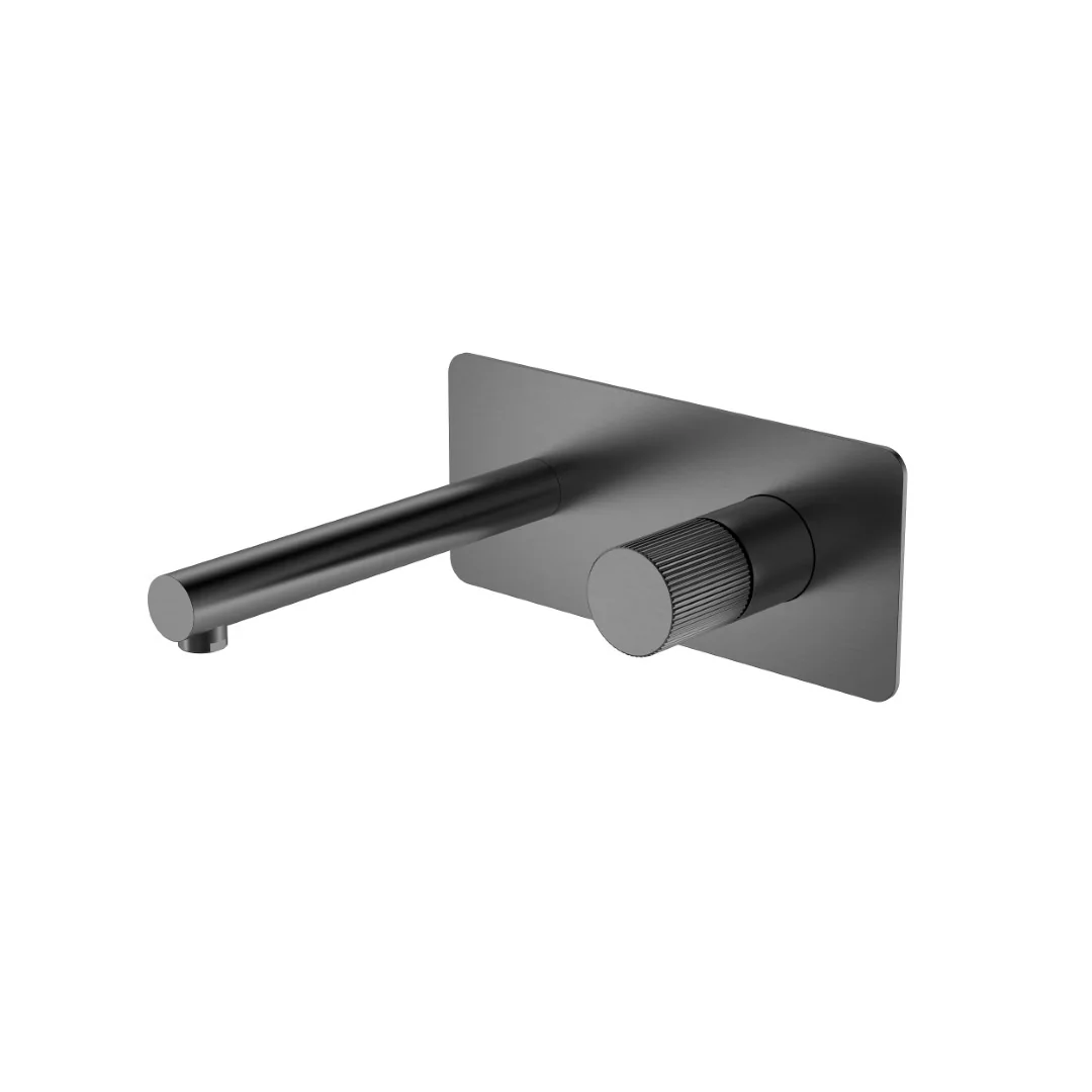 Boheme Смеситель STICK из стены GUN METAL LINEA_Комплект