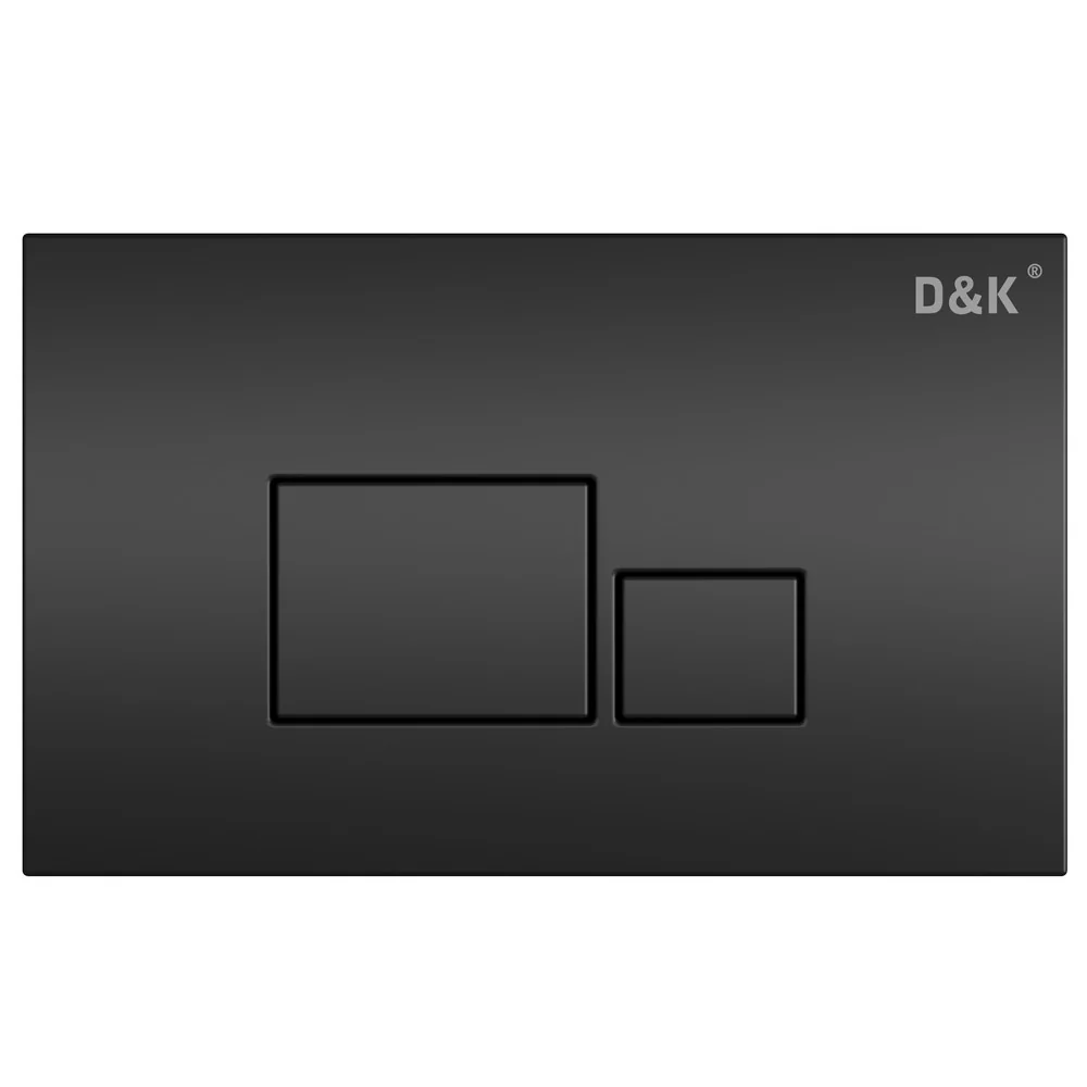 Клавиша смыва D&K черный Quadro (DB1519025) BelBagno