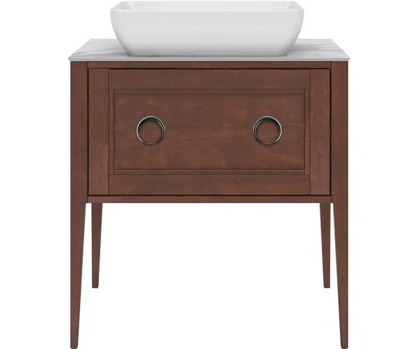 Kerama Marazzi PL.CN.80.1+1/NUT.M Тумба PLAZA Classic NEO напольная 1+1 ящик 80, орех матовый