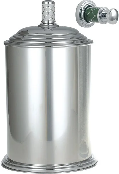 Boheme Ведро MURANO CHROME металл (бирюзовое)_Комплект