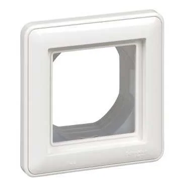 W59 AQUA 1-постовая РАМКА, IP44, БЕЛЫЙ