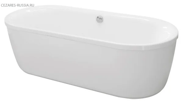 Акриловая ванна CEZARES METAURO-Central-180-80-40-W-MATT, 180x80x40