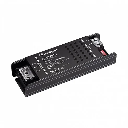 Arlight Блок питания ATS-24-100-LS (24V, 4.1A, 100W) (IP20 Сетка, 5 лет) 049063