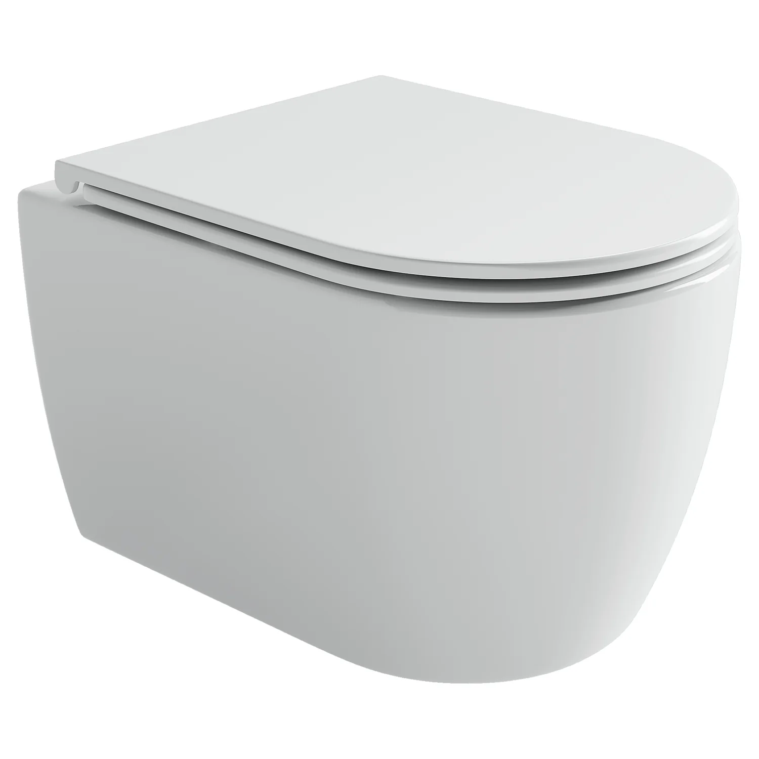 Унитаз подвесной Ceramicanova Noe CN4011T с сиденьем Белый