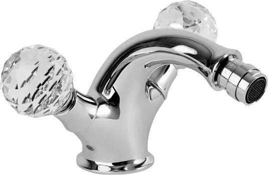 ATLANTIS-BS1-01-Sw Смеситель на биде с донным клапаном хром, ручки Swarovski