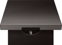 Donel R98 METAL никель накладка для розетки Schuko с  с крышкой, 16A 250 В~, серия DA
