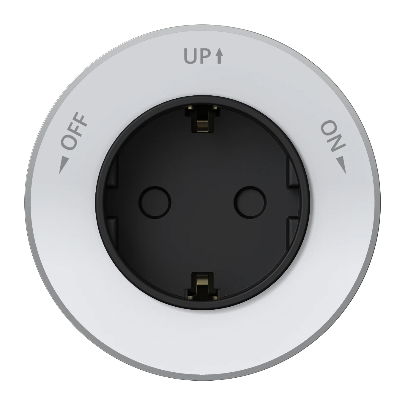 Systeme Electric MultiTrack Розетка 2К+З круглая 16А/250В Белый