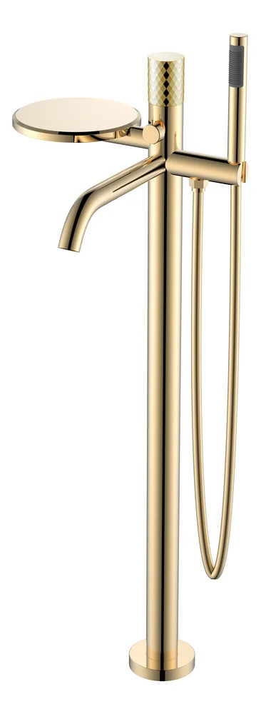 Boheme Смеситель STICK напольный GOLD DIAMOND GOLD